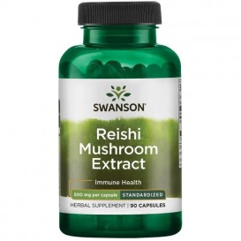 Swanson Reishi Mushroom Extract - Standardized 90 капсули