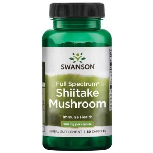 Swanson Full Spectrum Shiitake Mushroom 60 капсули