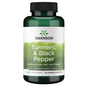 Swanson Turmeric & Black Pepper 90 веге капсули