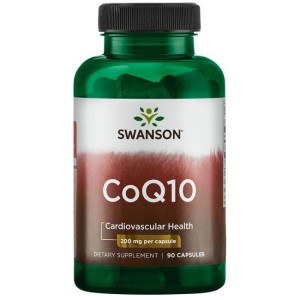 Swanson Коензим CoQ10 200 90 капсули Swanson Коензим CoQ10 200 90 капсули