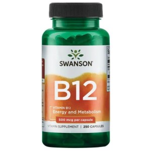 Swanson Vitamin B12 250 капсули