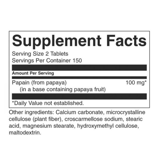 Swanson Папая 300 TABS на изгодни цени Swanson Папая 300 TABS на супер цена