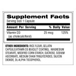 Swanson Vitamin D3 - 1000 IU Capsules 90 капсули на супер цена