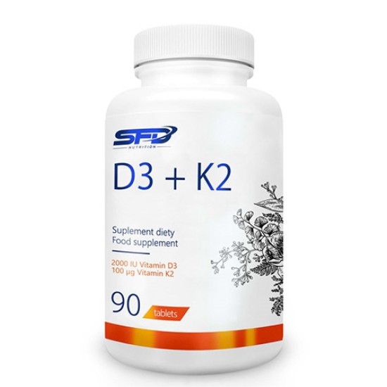 SFD D3 + K2 / 90 таблетки на супер цена