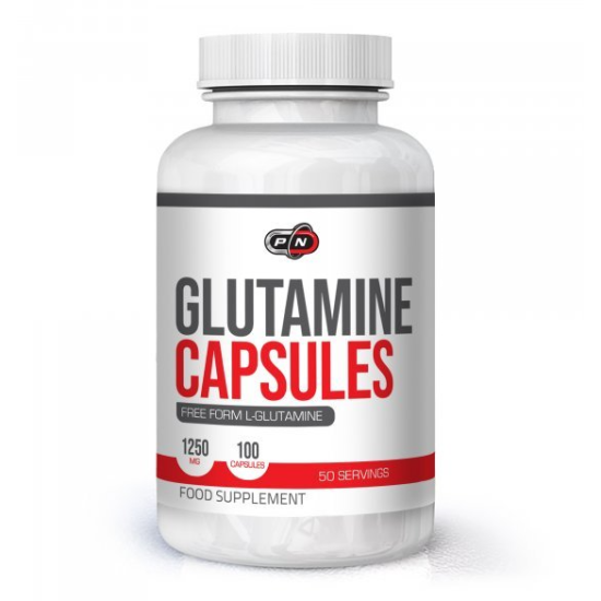 PURE NUTRITION GLUTAMINE CAPSULES 1250 MG - 100 caps на супер цена
