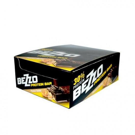 BEZZO Protein Bar / 12x80 гр - Peanut Butter на супер цена