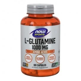 NOW L-Glutamine 1000mg / 120 Caps - Глутамин