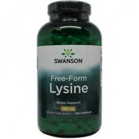 Swanson L-Lysine - Free Form 500 mg / 100 caps