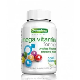 Quamtrax Mega Vitamins for Men / 60 tabs