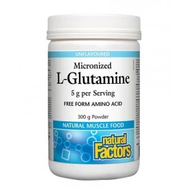 Natural Factors Micronized L-Glutamine 300 гр / 60 дози