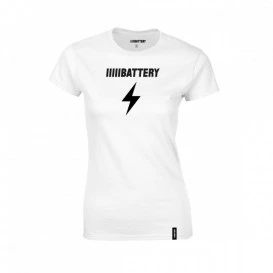 Battery Nutrition T-Shirt Woman бял